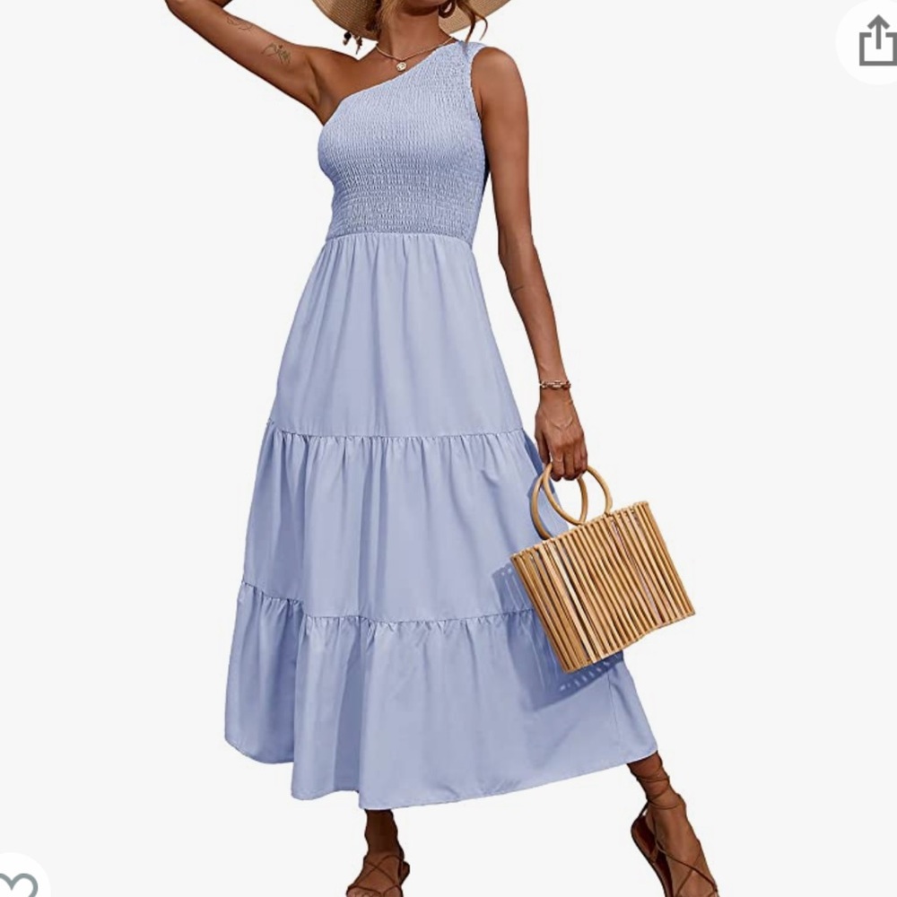One Shoulder Maxi Dress